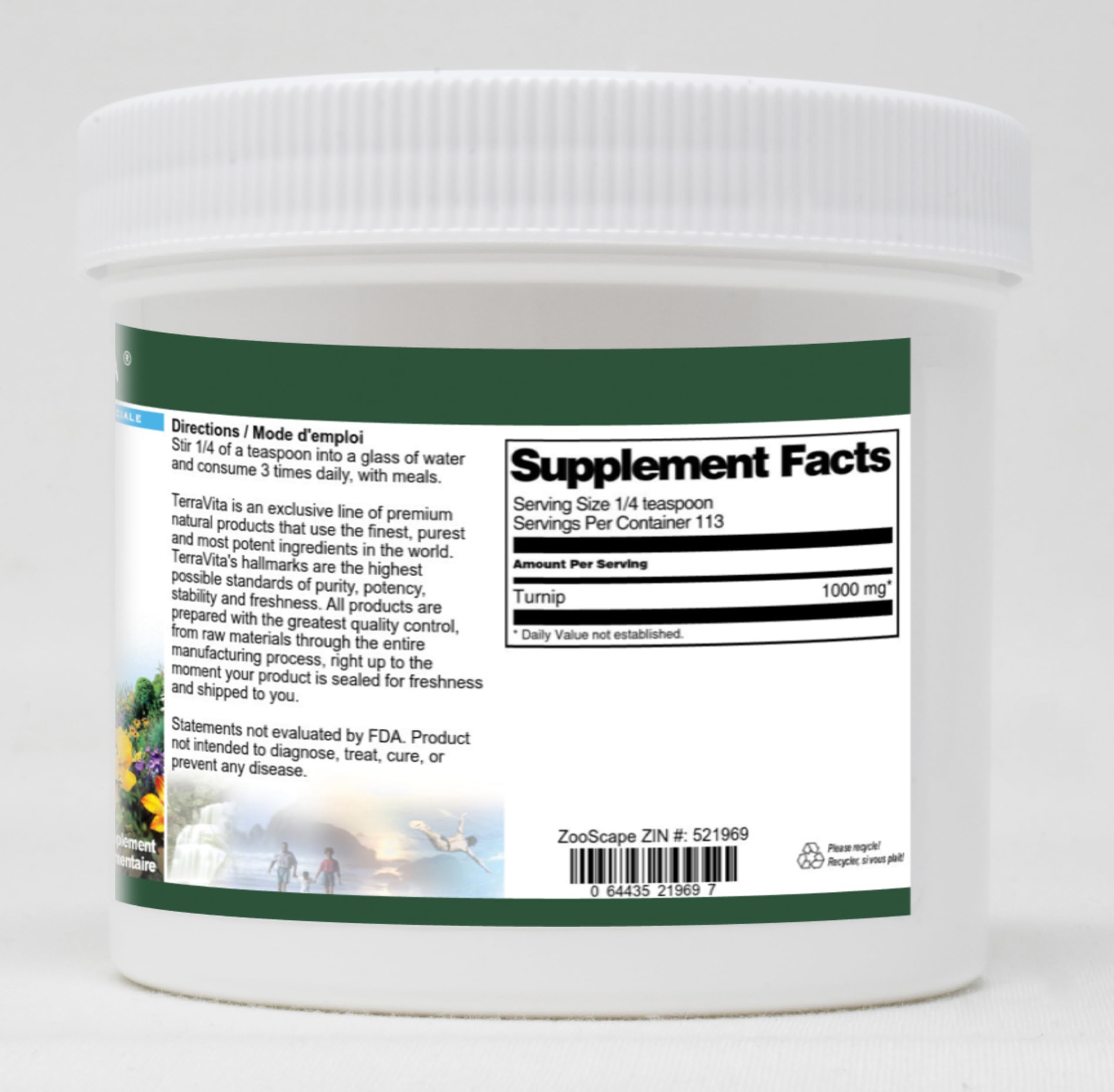 Organic Turnip Powder 4 oz (2 Pack) - Non-GMO, Gluten-Free, Vegan - Perfect for Smoothies, Soups & Baking