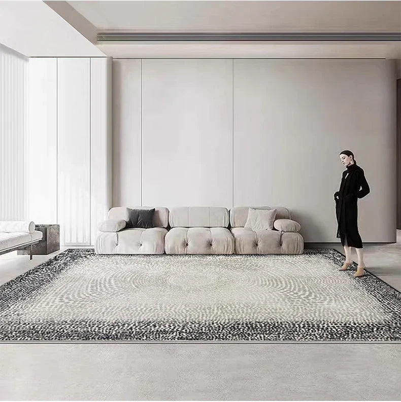 Abstract Textures High Pile Tufted Rugs with 3D Relief Design - Soft Modern Area Rug for Living Room, Bedroom & Office Decor