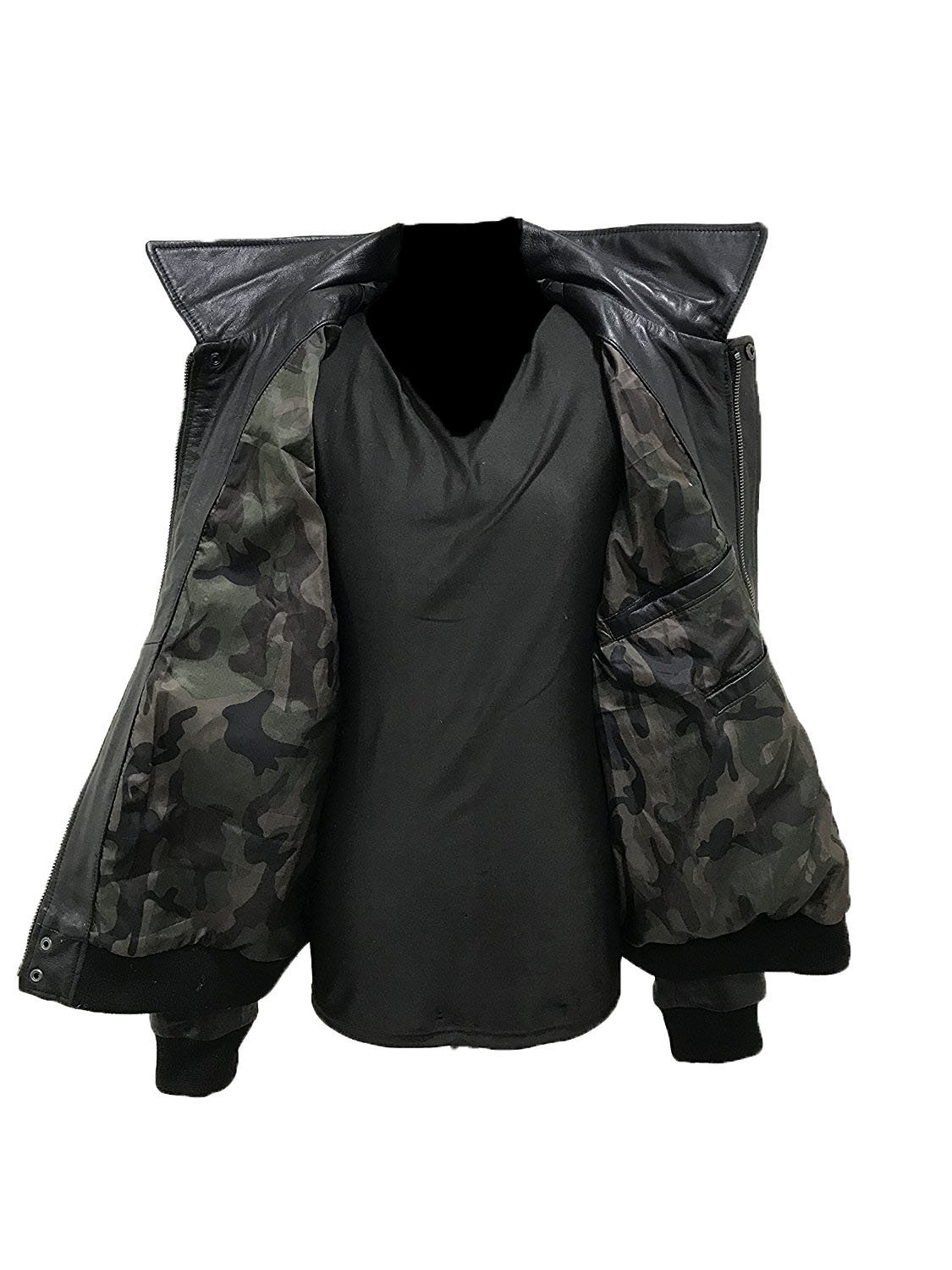 Men's Big & Tall Lambskin Leather Biker Jacket for Motorcycle Riding & Casual Wear | SID Premium Outerwear for Cool Weather & Night Out