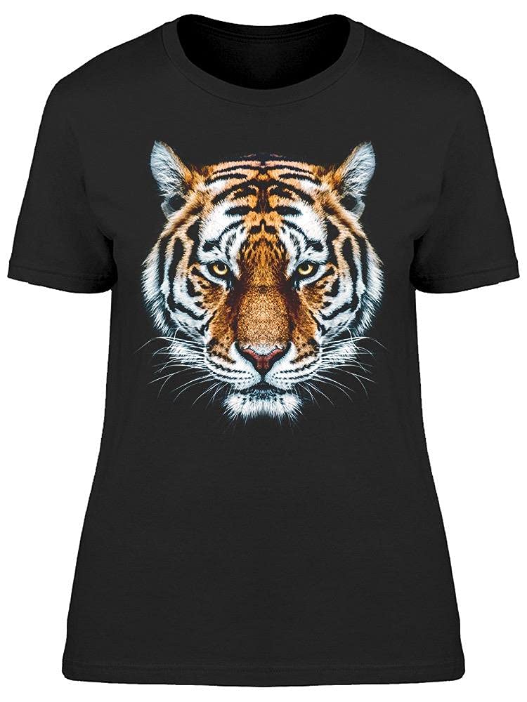 Wild Tiger Head Graphic T-Shirt for Women - Stylish and Comfortable Cotton Tee for Casual Wear, Street Fashion, and Everyday Outfits