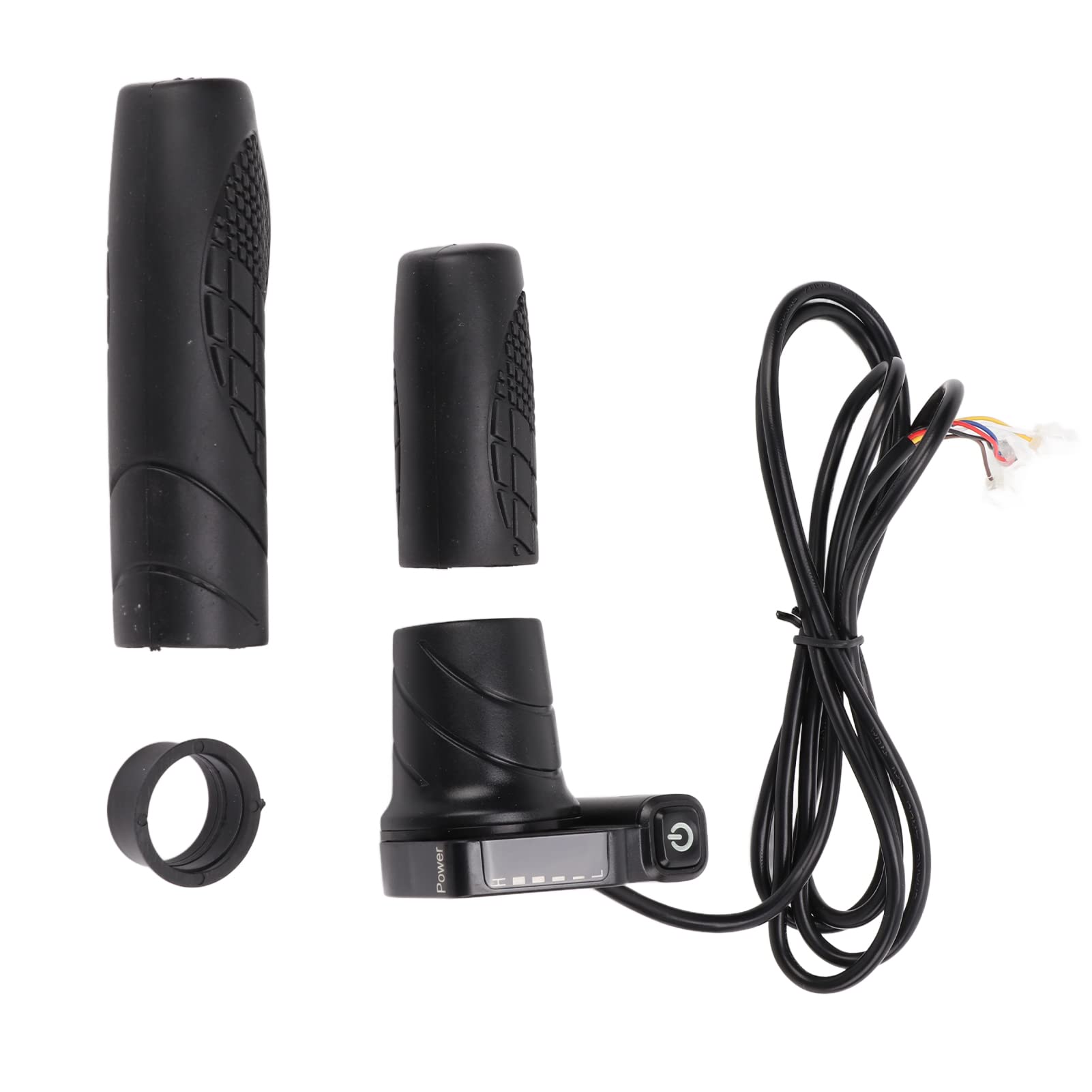 SUNGOOYUE 160DX Electric Bike Half Twist Throttle - 22.5mm Speed Control Handlebar Grip for E-Bike & Scooter - Perfect for Commuting, Urban Riding & Off-Road Adventures