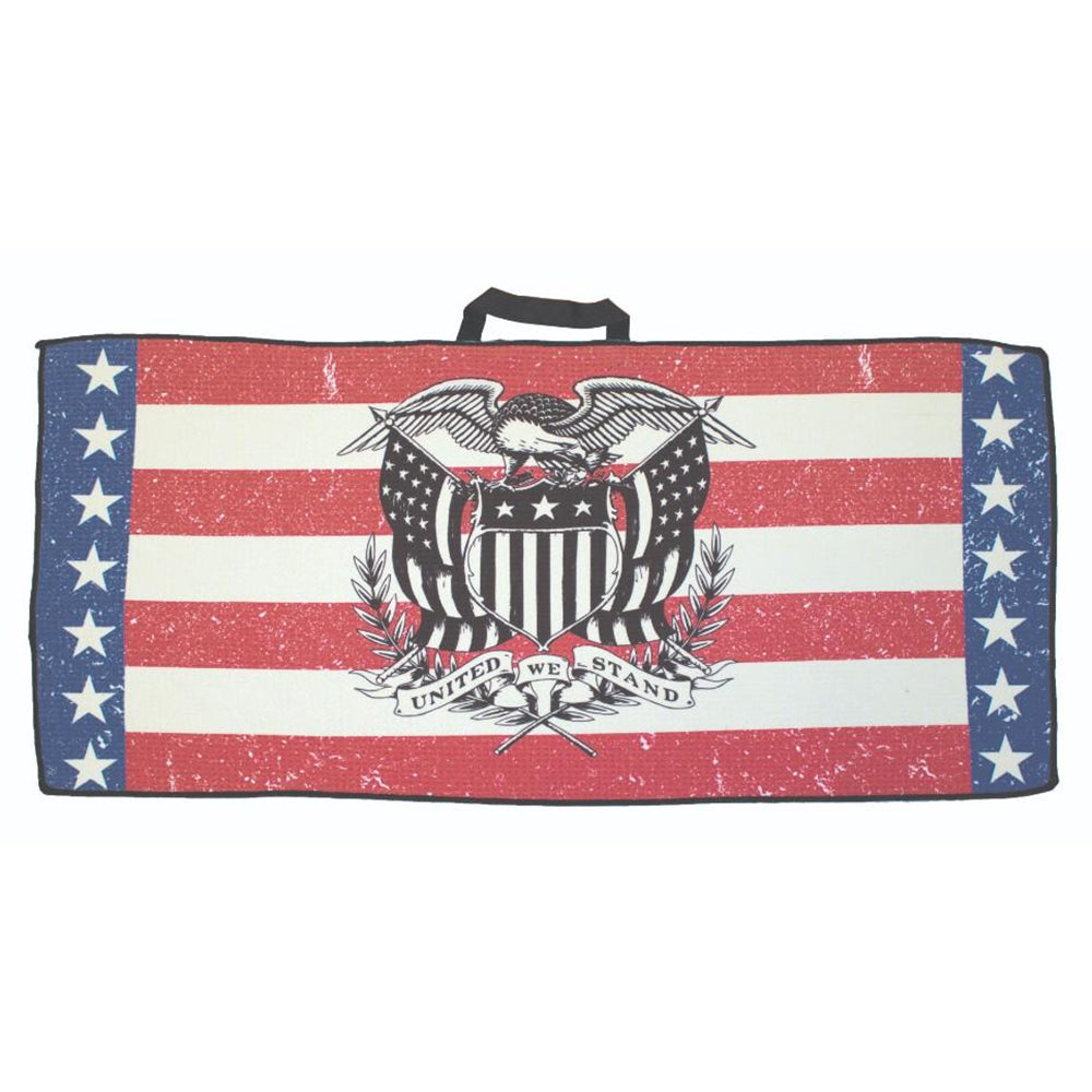 Premium Golf Towel by Bag Boy USA - Absorbent Microfiber for Clubs & Hands - Perfect for Golf Courses, Driving Ranges & Practice Sessions