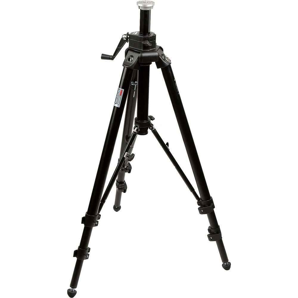 Manfrotto 475B Professional Geared Tripod with Geared Column - Heavy Duty Camera Tripod for Photography, Videography & Studio Work