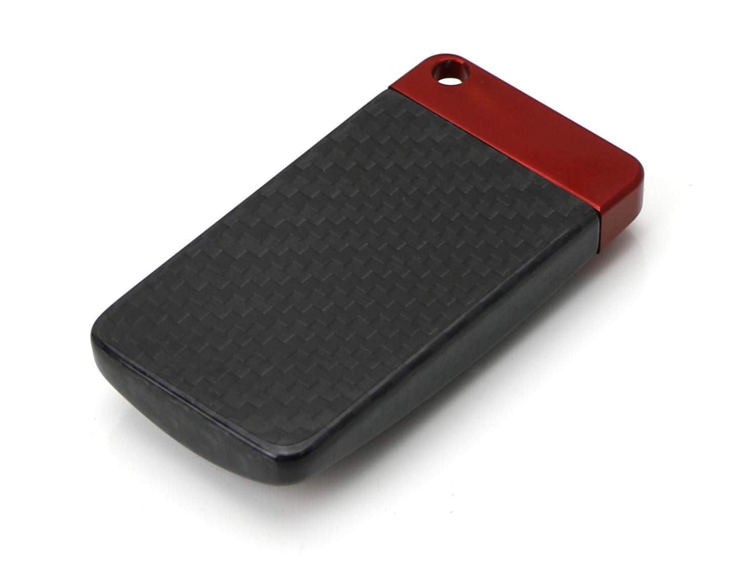 Premium Carbon Fiber GTR Style Key Fob Cover Case for Nissan & Infiniti Oval Remote - Red | Durable Protection & Stylish Upgrade for Car Keys (Perfect for GTR, 370Z, Q50, Q60 Owners)