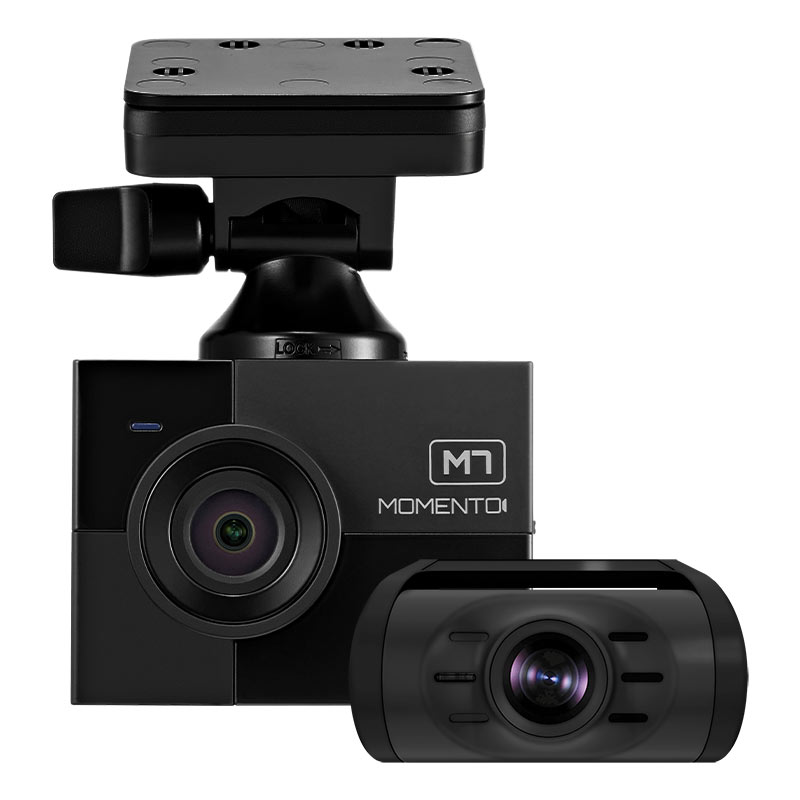 Momento MD 7200 M7 3 Channel 2K QHD Dash Cam with Night Vision & Parking Mode - Front, Rear, and Interior Recording for Cars, Trucks, and RVs - Perfect for Road Trips, Commuting, and Vehicle Security