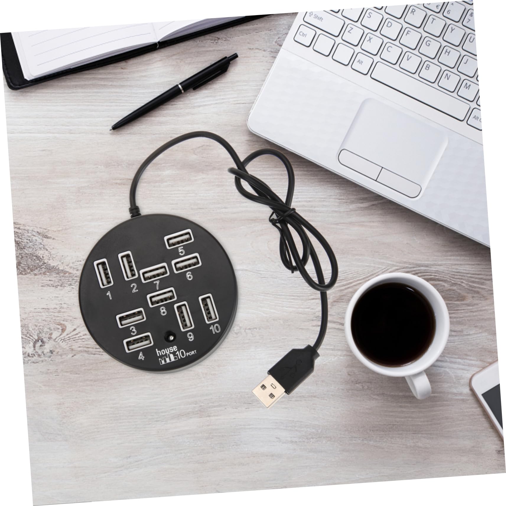 Gatuida 3-Pack USB 3.0 Hub - 4-Port High-Speed USB Splitter for Laptop, PC, Mac - Compact Round ABS USB Connector for Charging & Data Transfer - Perfect for Home Office, Gaming & Travel Accessories