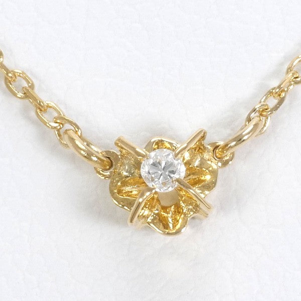 18K Yellow Gold Diamond Necklace for Women - Elegant & Luxurious Jewelry Gift for Anniversary, Wedding, Valentine's Day