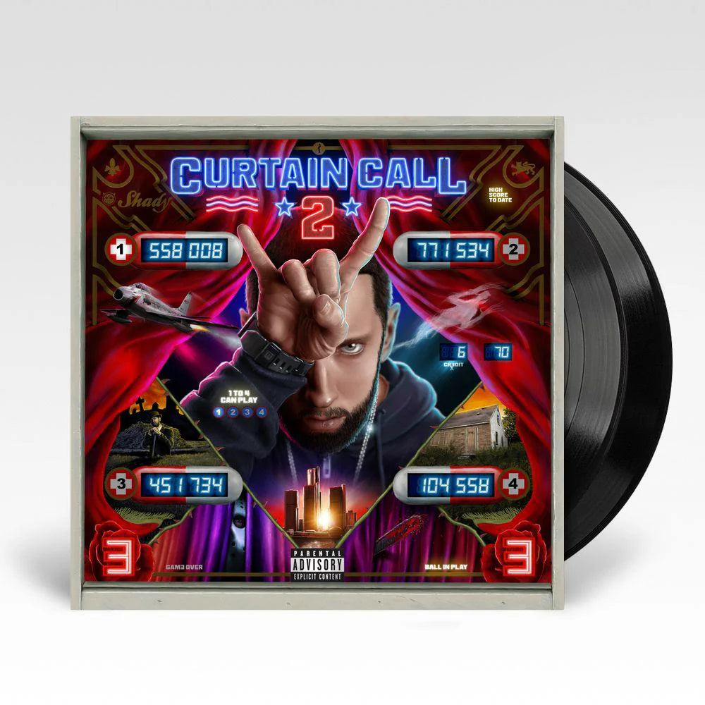 Eminem Curtain Call 2 Vinyl LP Record - Limited Edition Hip Hop Music Album for Collectors & Home Listening