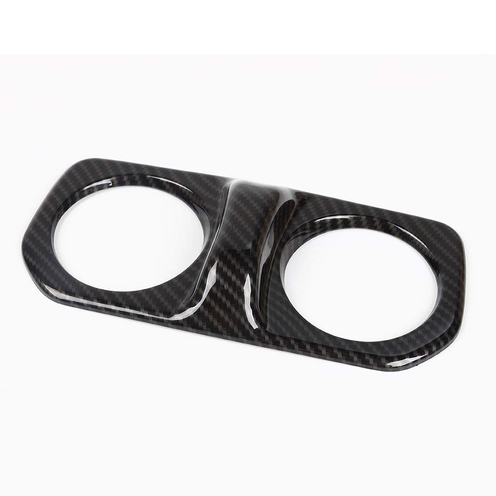 Carbon Fiber Rear Air Vent Cover Trim for 2018-2022 Jeep Wrangler JL & Gladiator JT (Sahara/Sport/Rubicon) - Interior Upgrade Accessories for Off-Road & Daily Driving