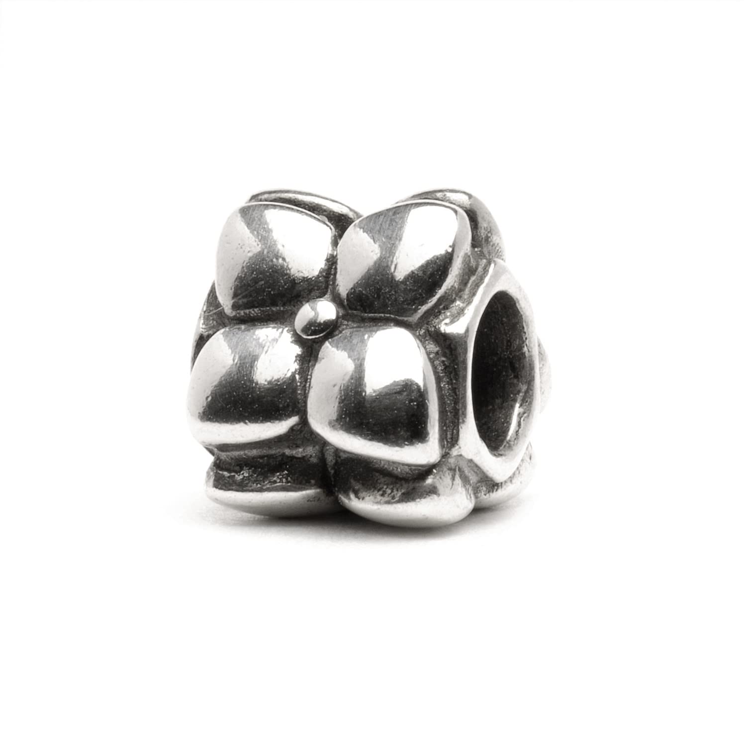 TROLLBEADS Flowers Bead - Handmade Glass Bead for Jewelry Making, Bracelets & Necklaces - Perfect for DIY Crafts, Gifts & Boho Style Accessories
