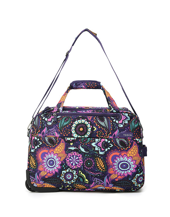 Tosca SO LITE AIR5055 WB F Onboard Wheel Bag Paisley - Lightweight Carry-On Luggage for Travel, Business Trips & Weekend Getaways