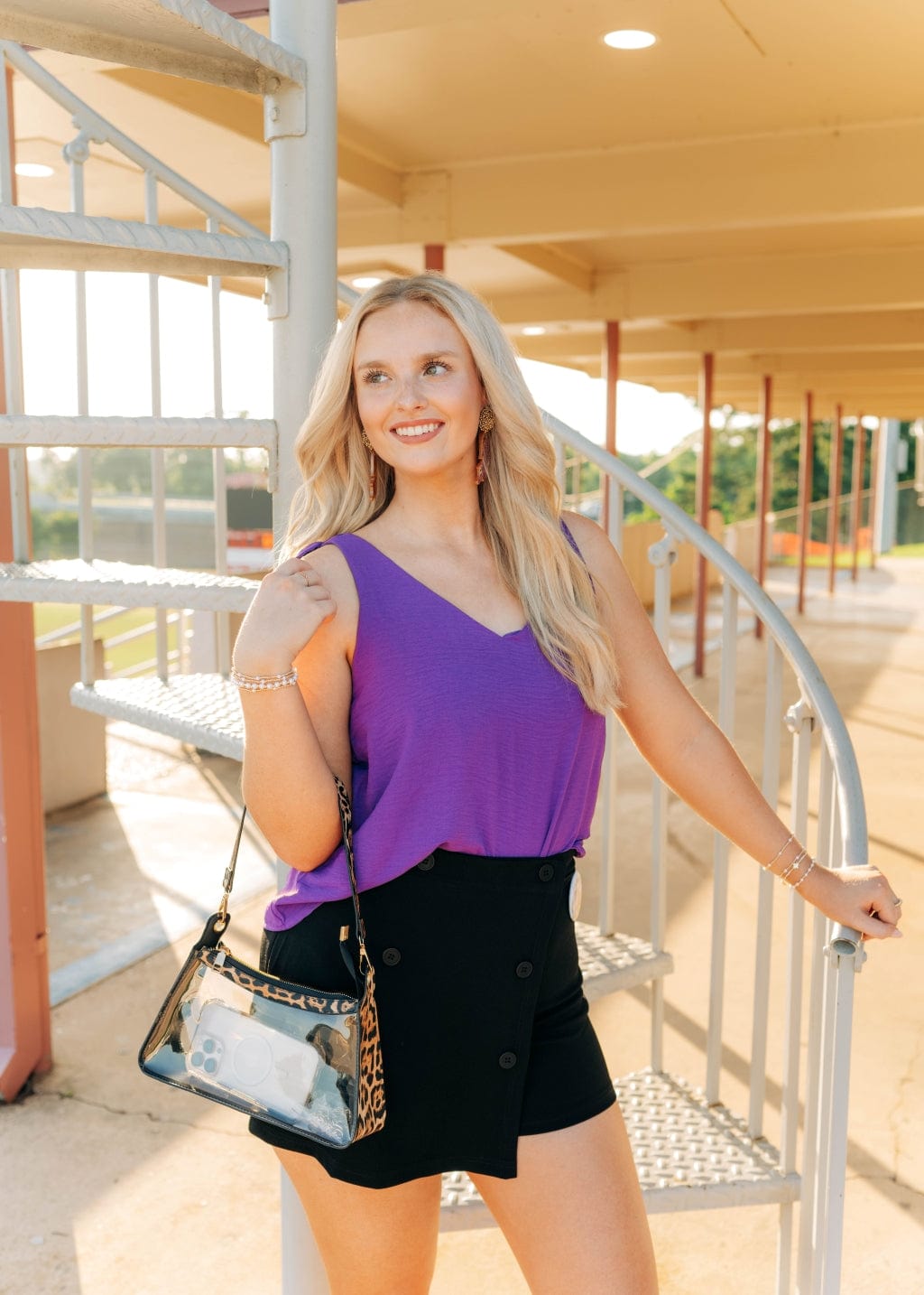 Leopard Print Clear PVC Satchel Bag - Stylish Transparent Shoulder Purse for Women, Perfect for Concerts, Festivals, and Everyday Fashion
