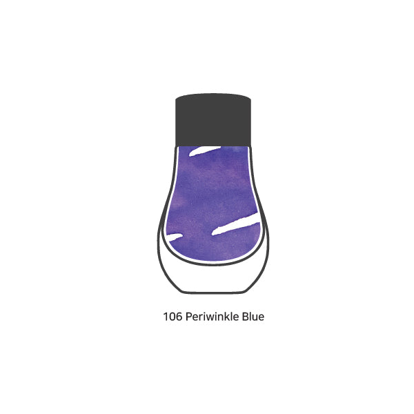 Dominant Industry Standard Series Periwinkle Blue Bottled Ink - 25mL for Fountain Pens, Calligraphy & Art Projects