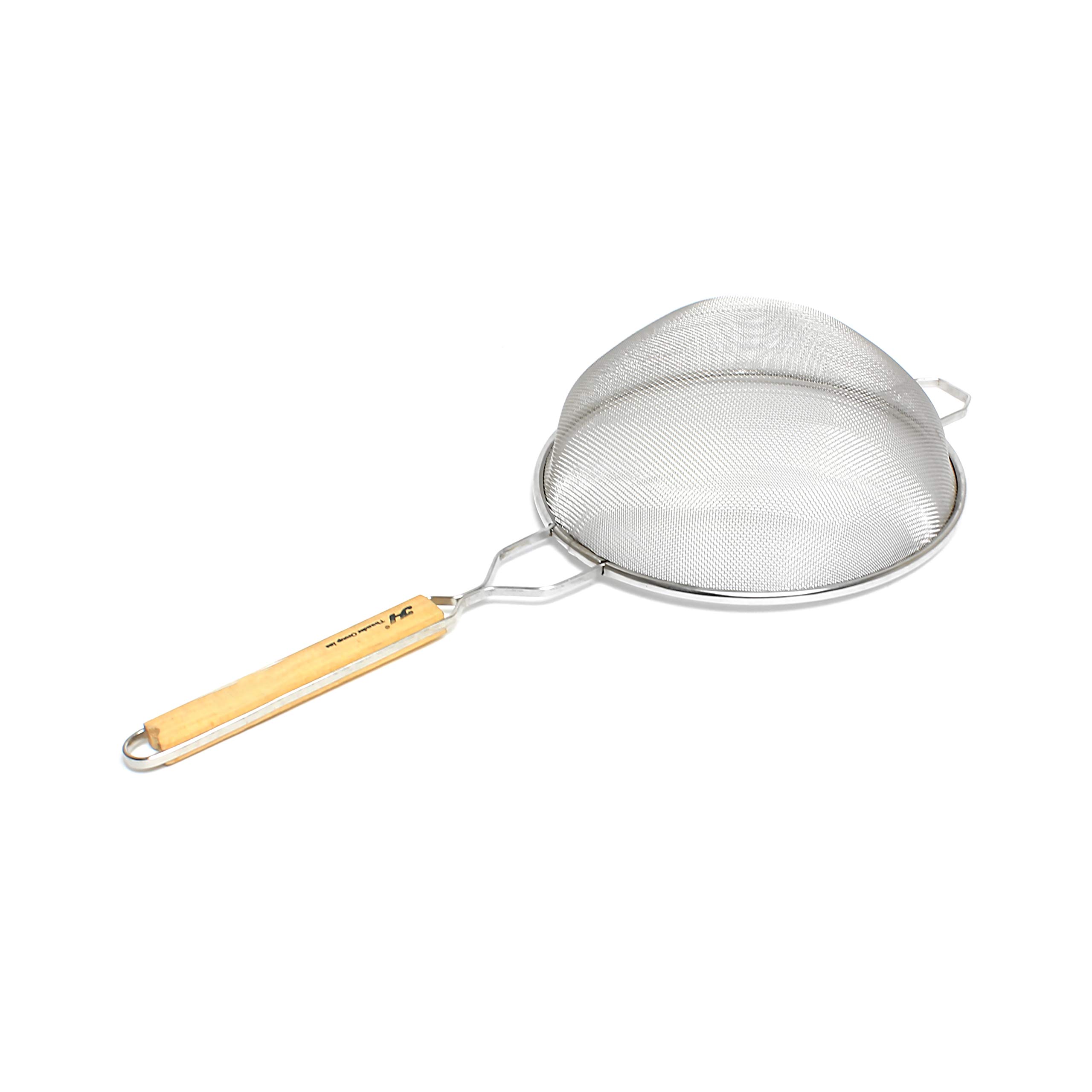 Thunder Group 10-Inch Single Mesh Strainer - Fine Kitchen Sieve for Pasta, Vegetables, and Fruits - Perfect for Cooking, Baking, and Food Prep