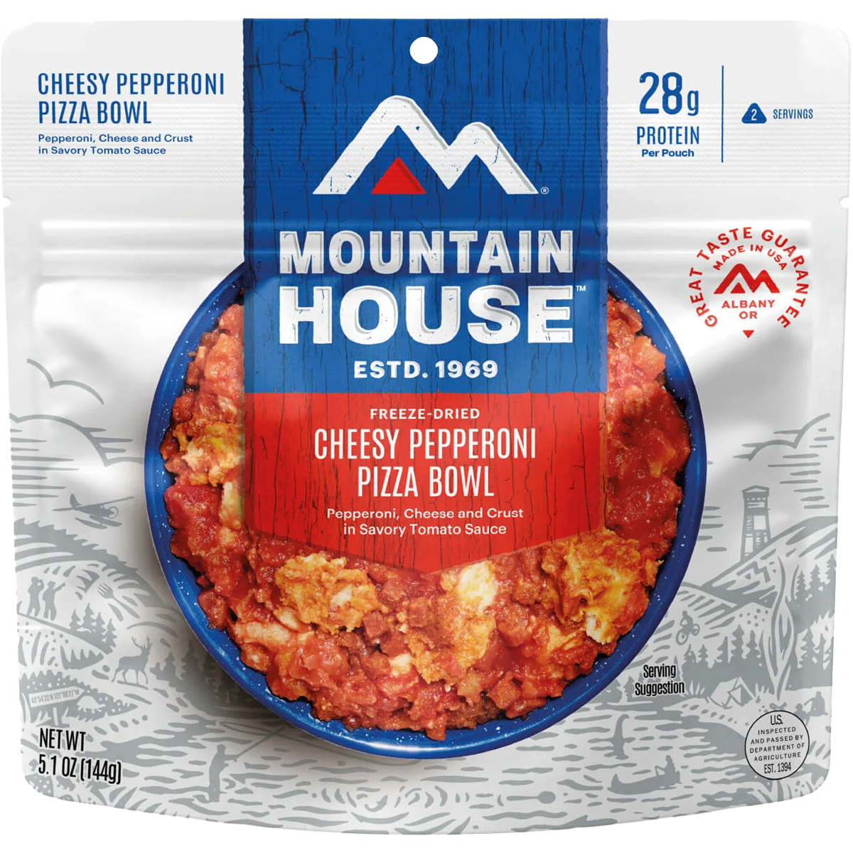 Delicious Cheesy Pepperoni Pizza Bowl - Microwaveable & Oven Safe - Perfect for Quick Meals, Snacks & Parties