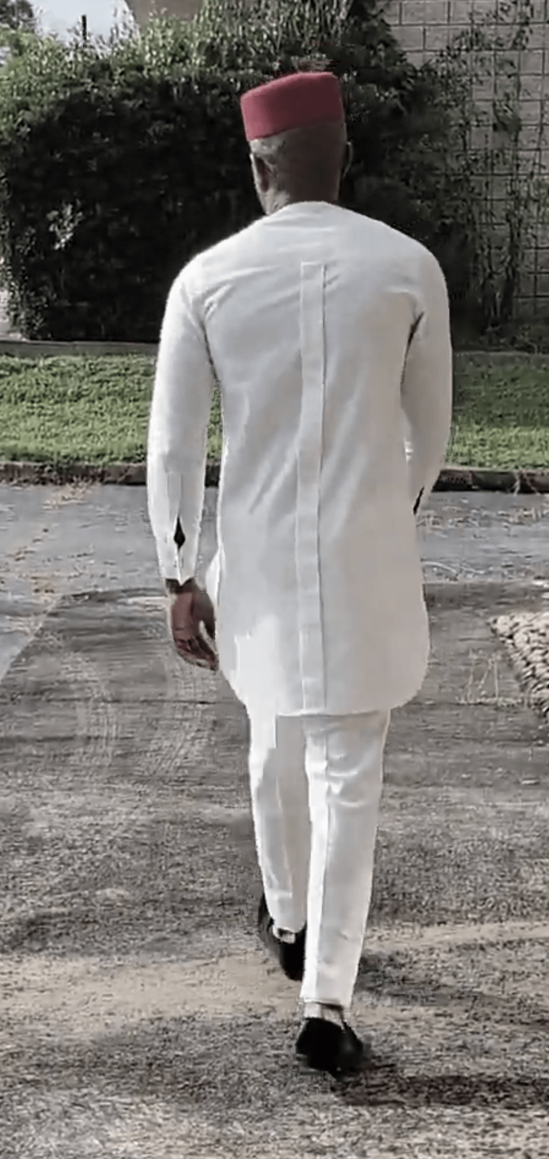 Baamu Ivory African Senator Sunmo Top and Pants Set DPXTM506 | Traditional Nigerian Attire for Men | Perfect for Weddings, Parties & Cultural Events