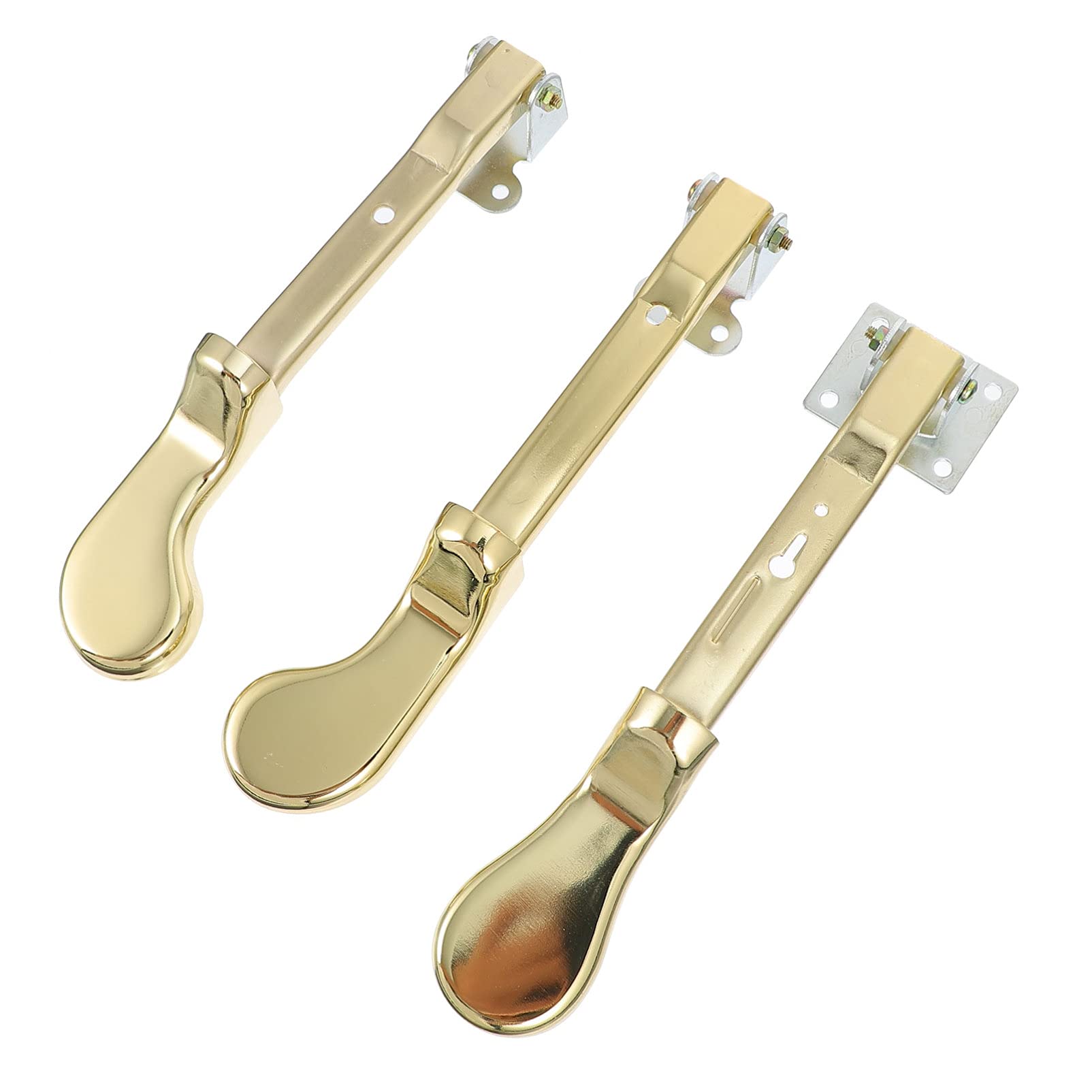 MILISTEN 3-Piece Gold Piano Pedal Cover - Metal Keyboard Protector for Digital Pianos at Home