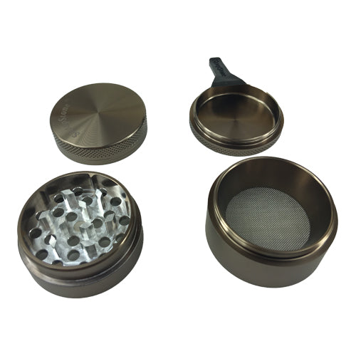 Sharpstone 4 Piece 38mm Herb Grinder - Premium Metal Spice Crusher for Herbs, Spices, and Tobacco | Perfect for Cooking, Baking, and Smoking Accessories