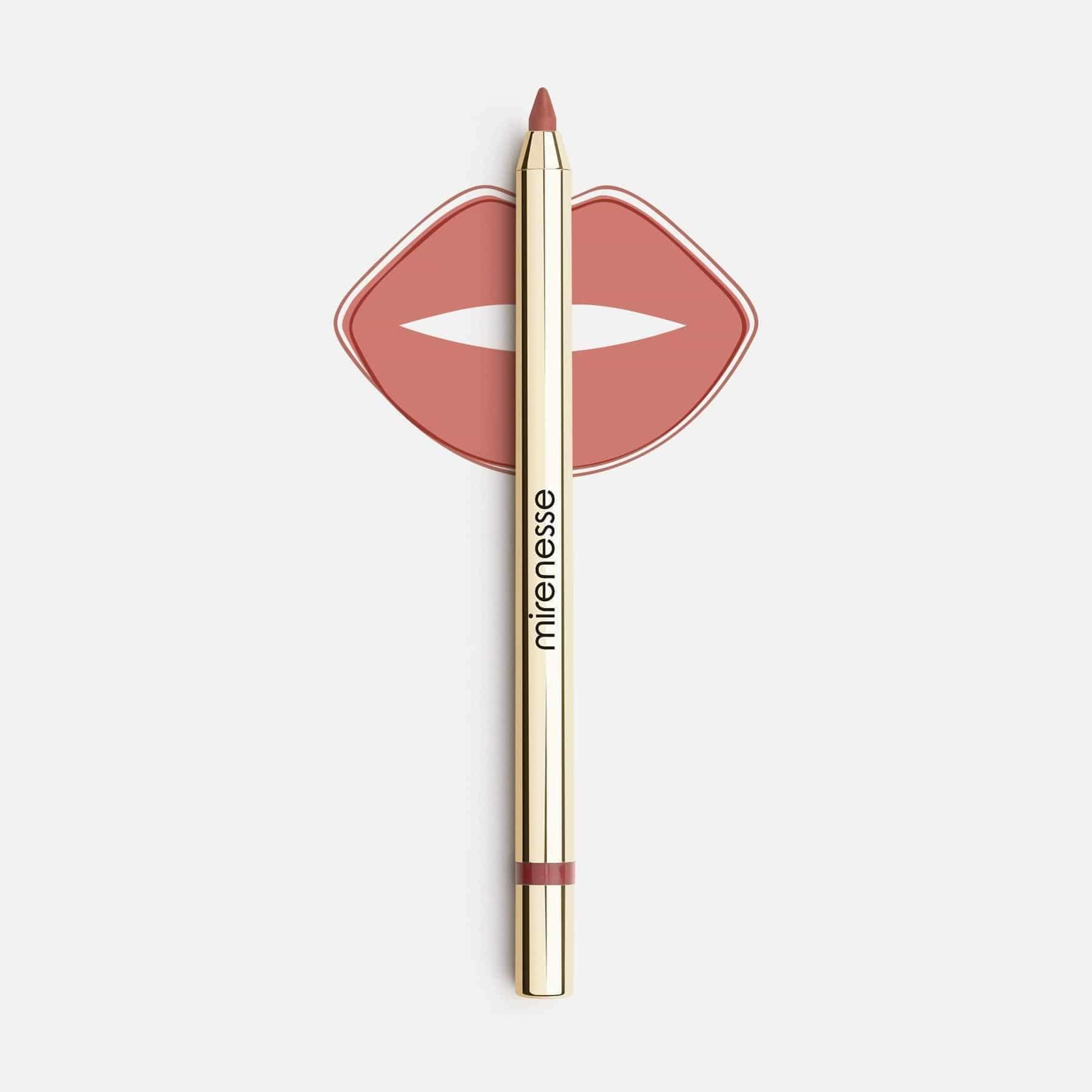 All Day Velvet Matte Kissproof Lip Liner in Rose - Long Lasting Waterproof Lip Pencil for Everyday Wear, Date Night & Special Occasions