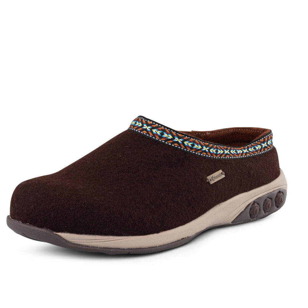 Heather Women's Wool Clog Slippers - Cozy Indoor/Outdoor House Shoes for Winter Comfort & Warmth - Perfect for Home, Office & Relaxation