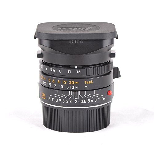 Leica M 35mm f/2 Summicron Aspherical Lens - Black | Premium Prime Lens for Leica M Cameras | Perfect for Street Photography, Portraits & Travel