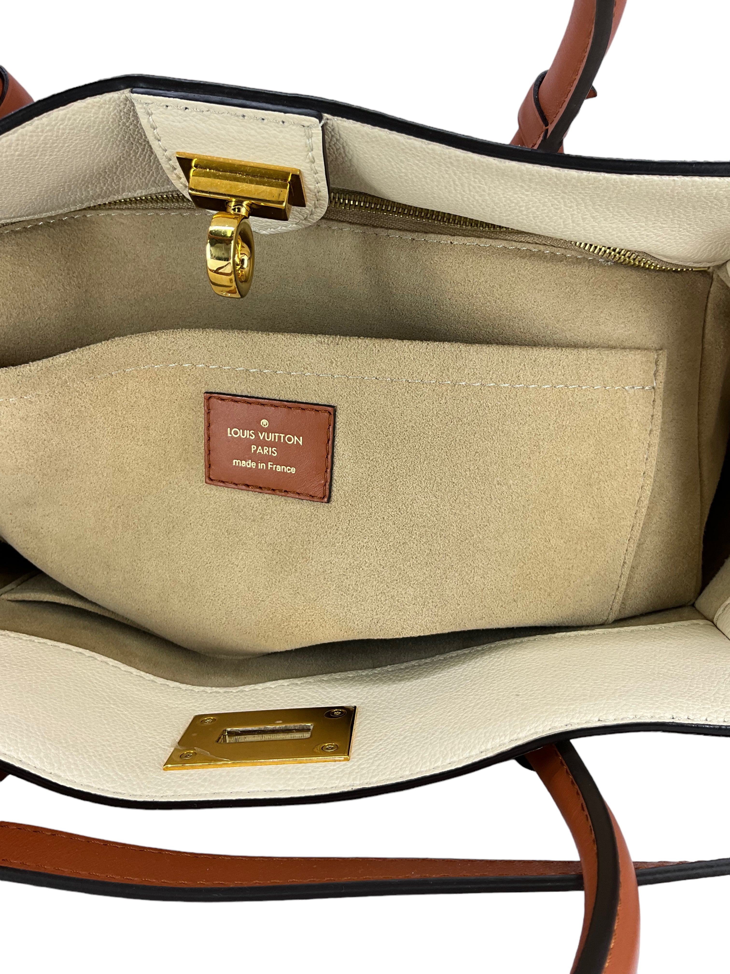 Authentic Louis Vuitton Monogram On My Side Bag - Genuine Calfskin Leather Crossbody Purse for Women | Perfect for Work, Travel & Evening Events