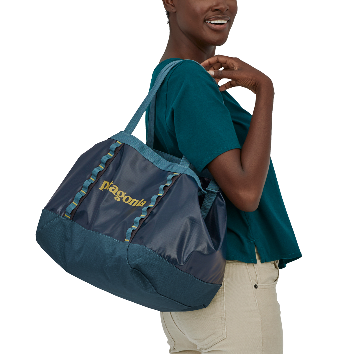 Black Hole Tote 25L - Waterproof & Durable Travel Bag for Hiking, Gym & Daily Use | Lightweight Backpack Alternative