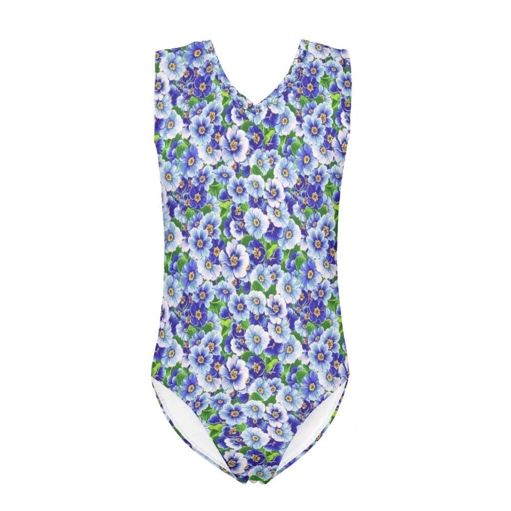 Girls Gymnastics Leotards - Stretchy One-Piece Dance Leotard for Kids Ages 3-14 - Perfect for Ballet, Cheerleading & Gymnastics Practice