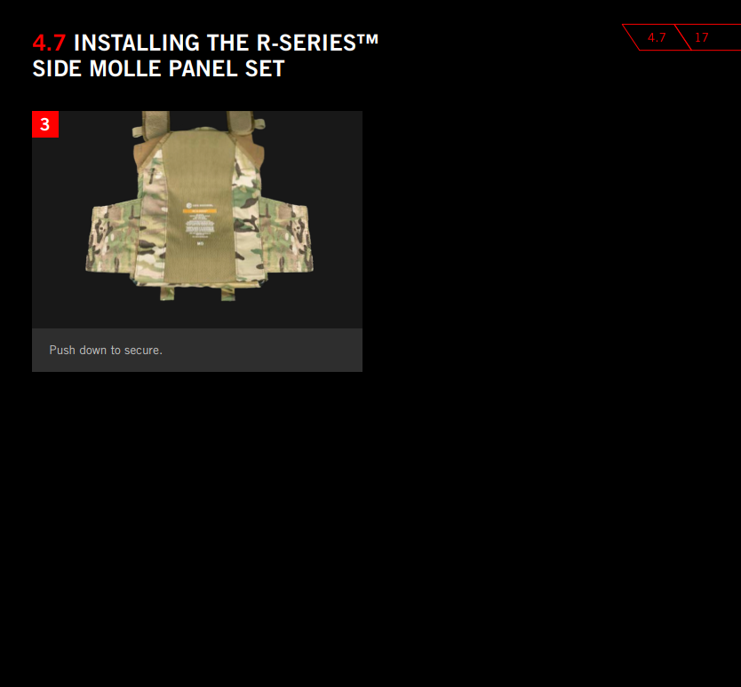 Crye Precision R Series Side MOLLE Panel Set - Tactical Gear for Military & Outdoor Use | Made in USA | Perfect for Vests, Backpacks & Tactical Equipment Organization