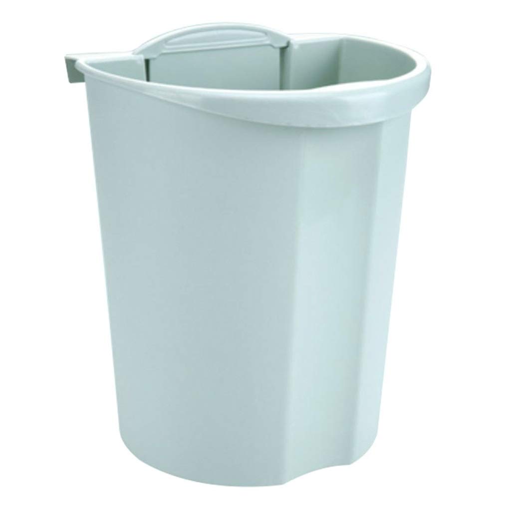 Hanging Trash Can for Kitchen Desktop - Green Plastic Garbage Storage Box for Indoor Use