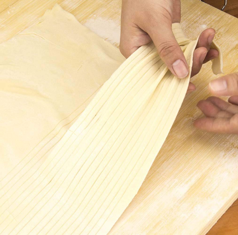 Premium Stainless Steel Pasta Maker - Spaghetti Noodle Roller & Dough Cutter Tool for Homemade Pasta | Perfect for Italian Cuisine, Kitchen DIY & Baking Enthusiasts