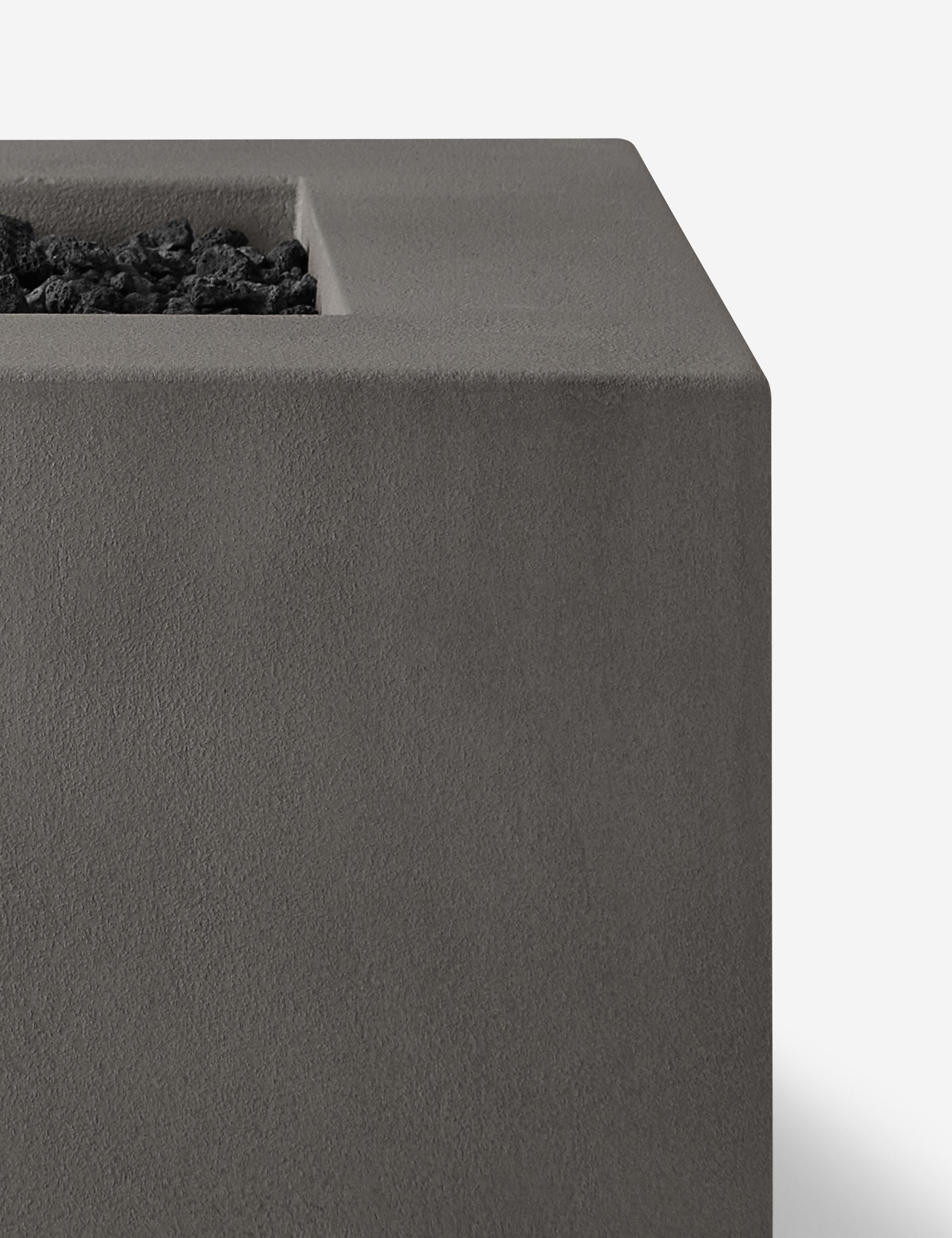 Auberon Outdoor Fire Table - Modern Fire Pit for Patio, Deck, Backyard - Perfect for Camping, BBQ, and Relaxing Evenings