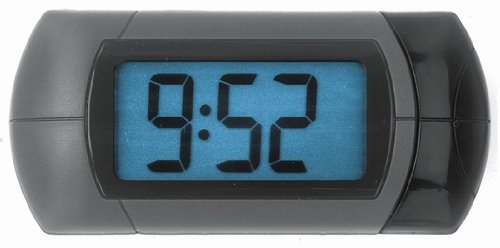 Custom Accessories CU072100 Large Lighted Digital Alarm Clock with Clear Readout - Perfect for Bedroom, Office, and Nightstand Use