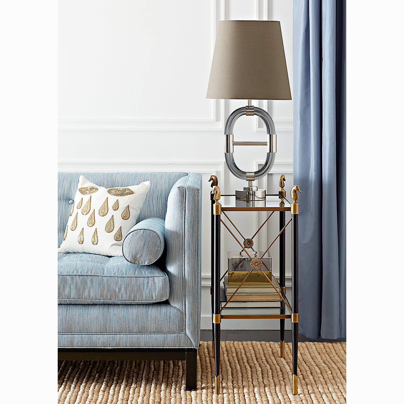 Modern 2-Tier Side Table with Storage Shelf - End Table for Living Room, Bedroom, or Office - Perfect for Small Spaces & Home Decor