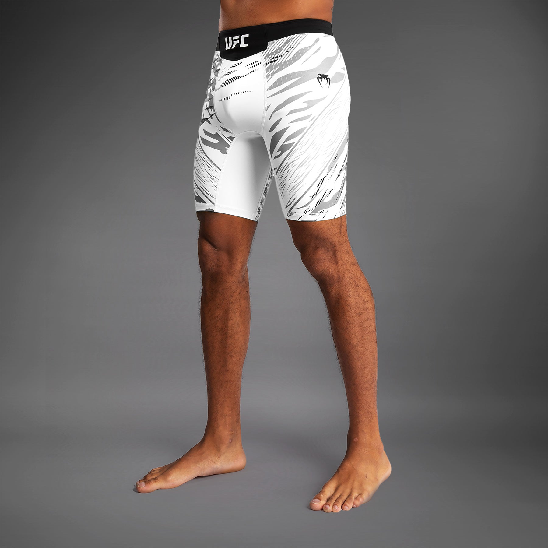 Venum UFC Fusion Authentic Fight Night Men's Vale Tudo MMA Shorts - White | Premium Training & Competition Gear for MMA Fighters & BJJ Athletes