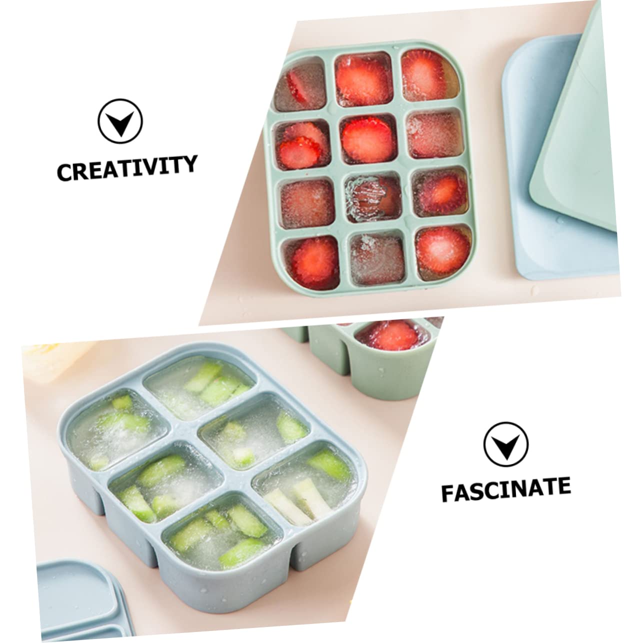 PRETYZOOM 10-Piece Airtight Baby Food Storage Containers - BPA-Free Freezer Safe Food Cubes for Infant Puree, Soup & Breast Milk - Reusable Leak-Proof Feeding Supplies for Toddlers & Kids | Perfect for Meal Prep, Daycare & Travel
