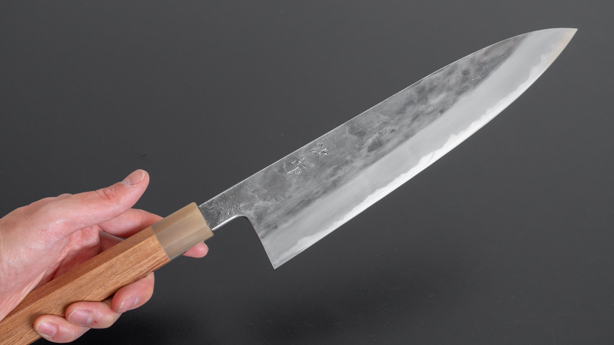 Premium Jiro Tsuchime Wa Gyuto 255mm Japanese Chef Knife with Taihei Tagayasan Handle (#189) - Perfect for Sushi, Sashimi & Precision Cutting in Professional Kitchens & Home Cooking