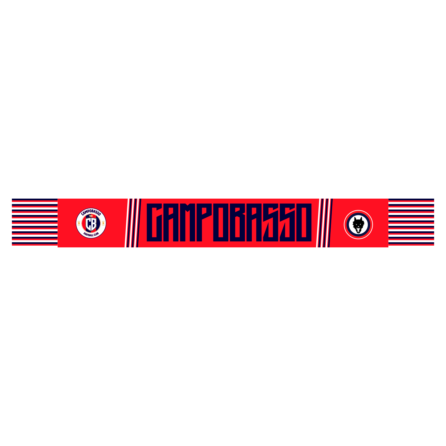 Campobasso FC Official Home Team Soccer Scarf - Perfect for Match Days, Fan Support & Gifts
