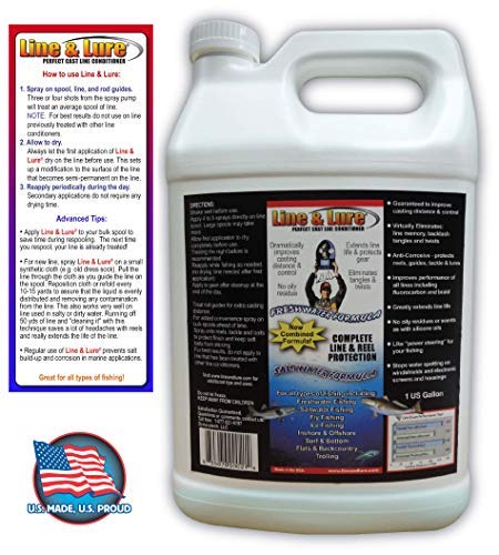 KVD Line and Lure Conditioner Spray - Best Fishing Line Treatment for Freshwater & Saltwater Reels, Rods & Tackle Kits | Works on Braid, Monofilament & Fluorocarbon Lines | Extends Line Life & Improves Casting Performance for Bass, Trout & Saltwater Fishing