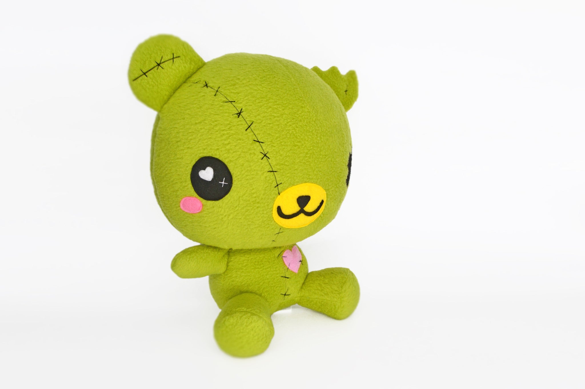 BIG ZomBear Plush Toy - Cute Kawaii Zombie Bear Stuffed Animal for Halloween Decor, Cosplay Prop & Gift for Horror Fans