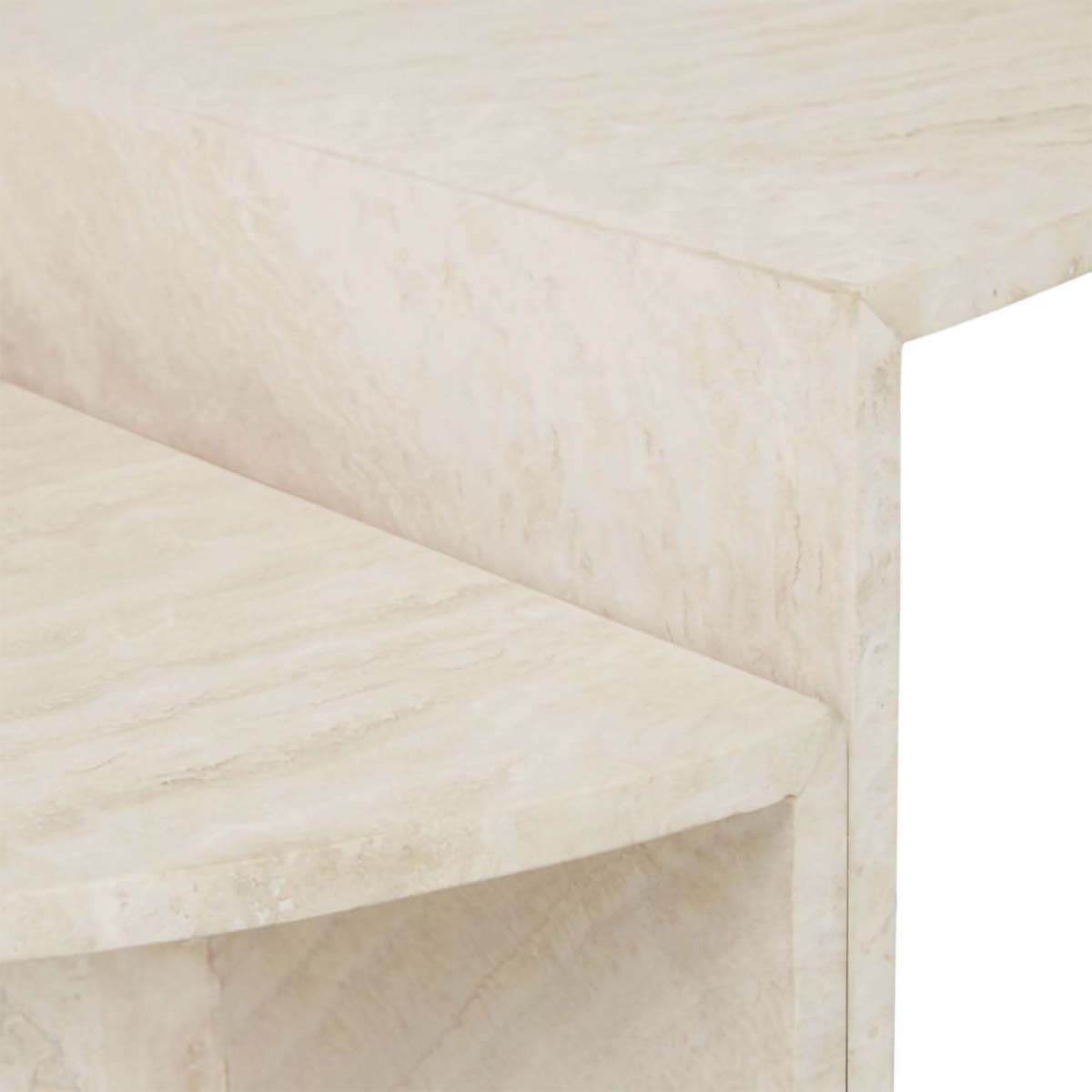 Elle Lune Modern Coffee Table - Mid-Century Style Living Room Furniture with Storage Shelf - Perfect for Small Spaces, Apartments & Home Decor