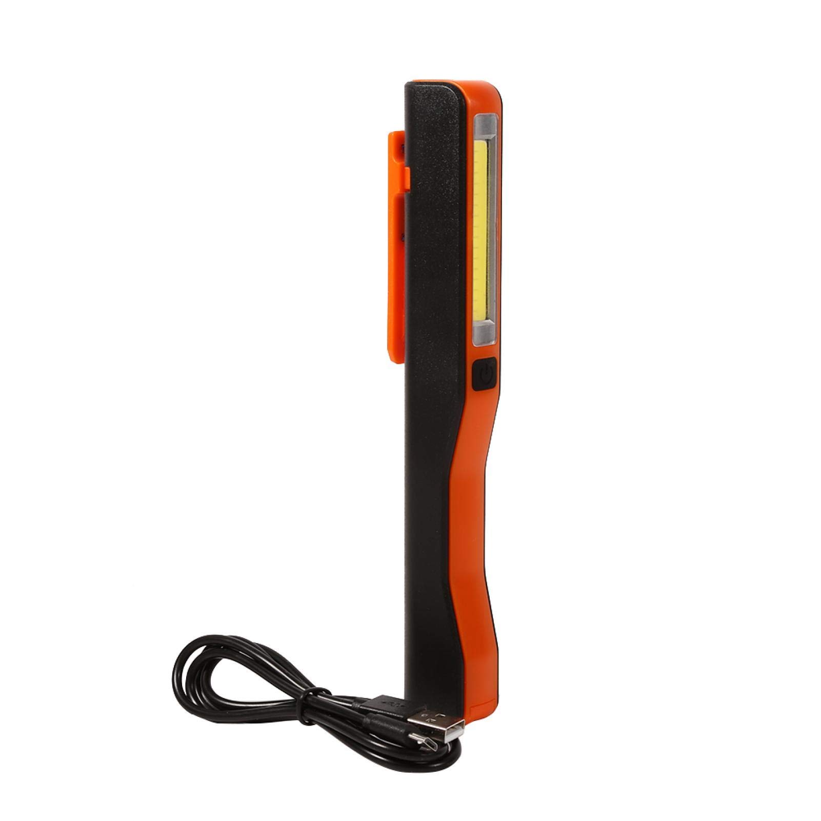 Bright Rechargeable LED Inspection Lamp - Durable Torch for Vehicle Repair & Home Use (Red) | Perfect for Auto Mechanics, DIY Projects & Emergency Lighting