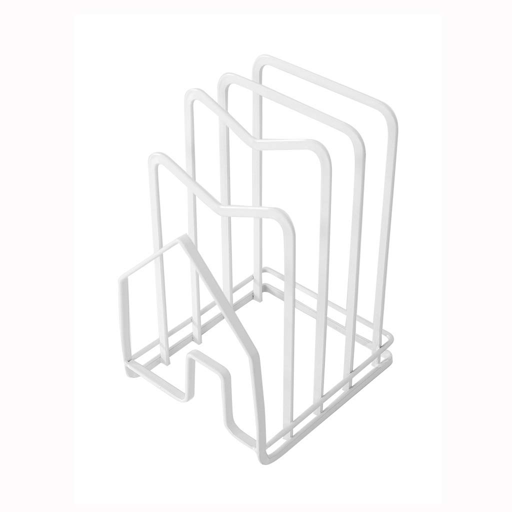 GPPZM Pan Pot Cover Lid Rack Stand - 6-in-1 Kitchen Utensil Holder & Stove Storage Organizer for Spoons, Ladles & Cooking Tools - Perfect for Soup Making, Frying & Meal Prep