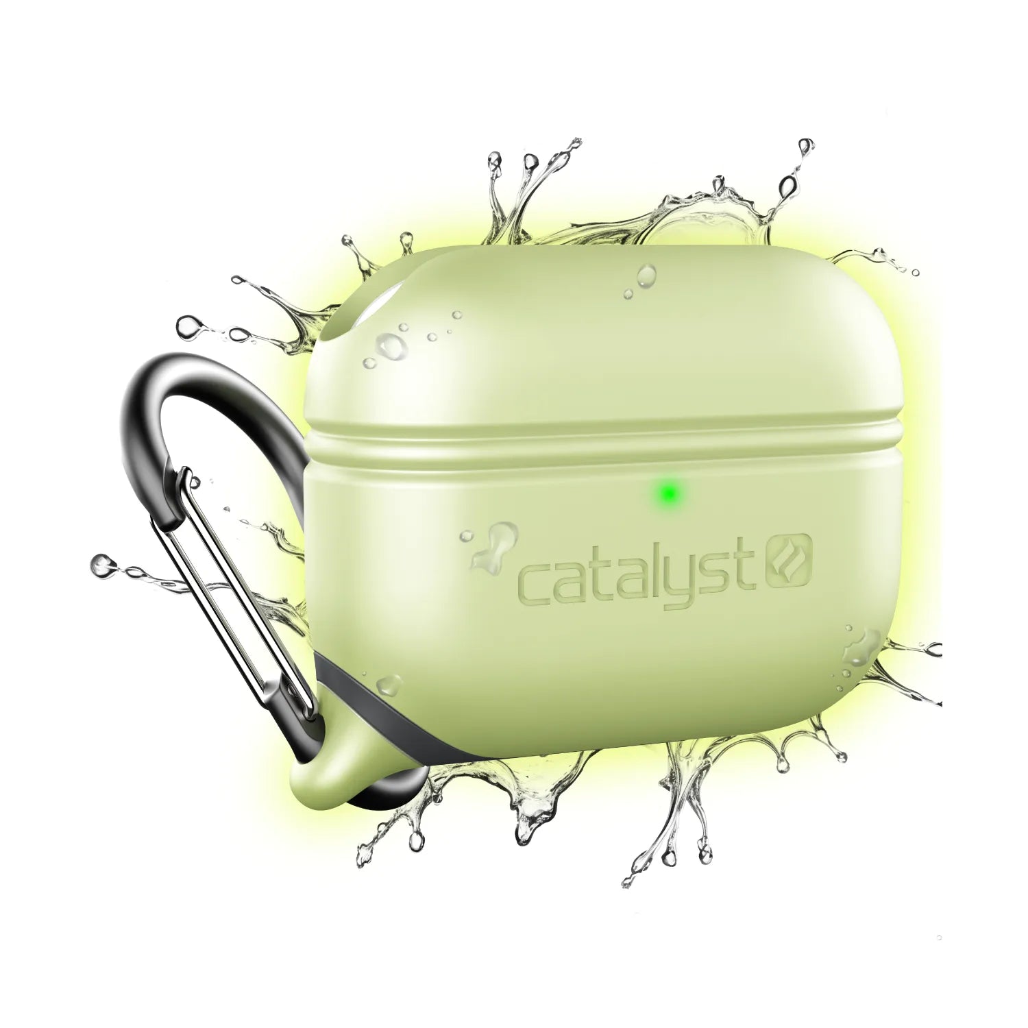 Apple AirPods Pro (2nd Generation & 1st Gen) Waterproof Protective Case with Carabiner Clip - Perfect for Running, Hiking & Outdoor Activities