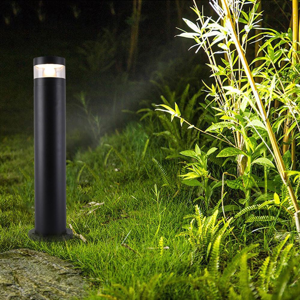 QIYHB Hardwired Pathway Lights - Waterproof Outdoor Driveway Lighting with E27 Bulb for Garden, Yard, Lawn, Walkway & Landscape - Perfect for Evening Safety and Curb Appeal