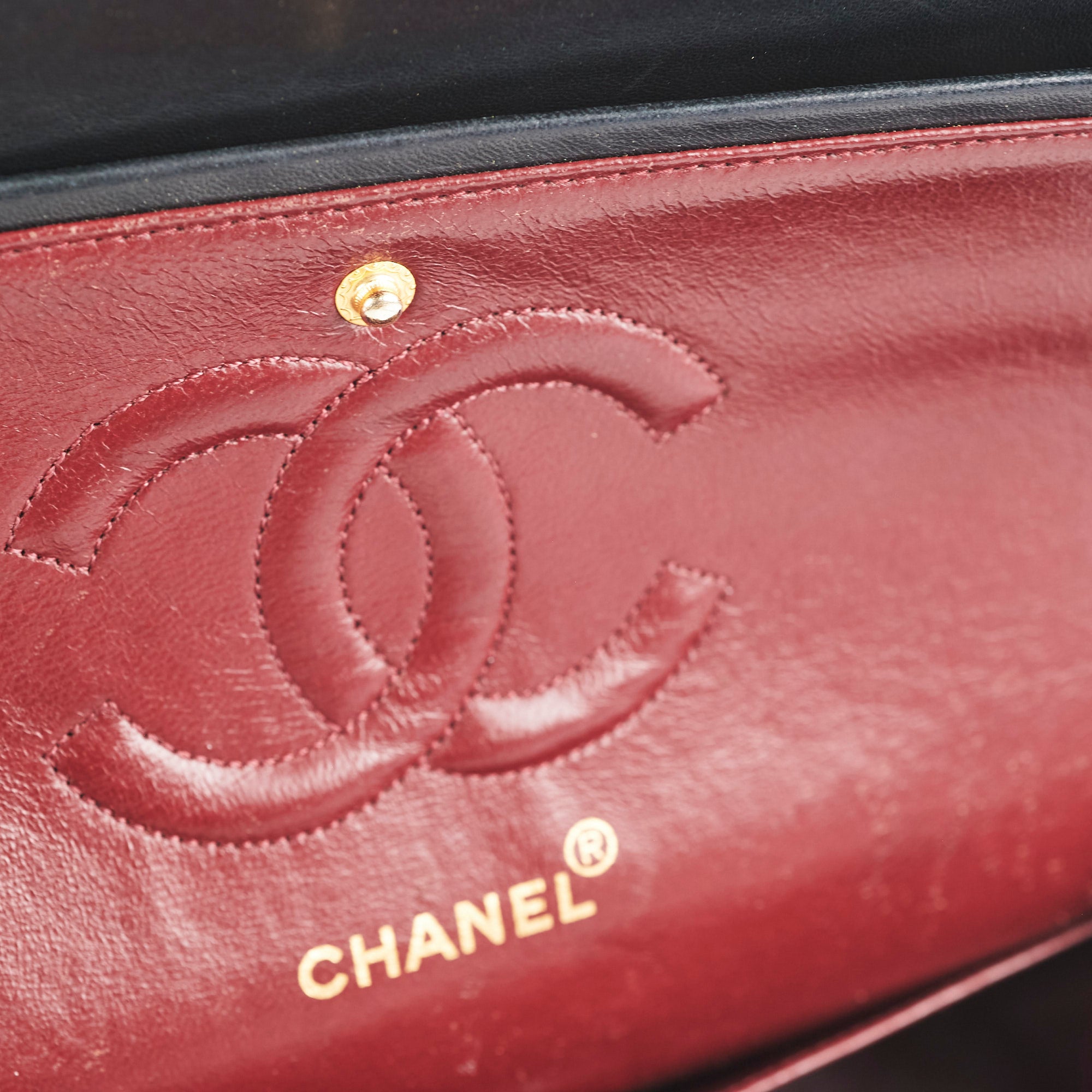 Vintage Chanel Quilted Lambskin Medium/Large Black Handbag with 24K Gold Hardware - Luxury Designer Purse for Women, Perfect for Evening Events & Special Occasions