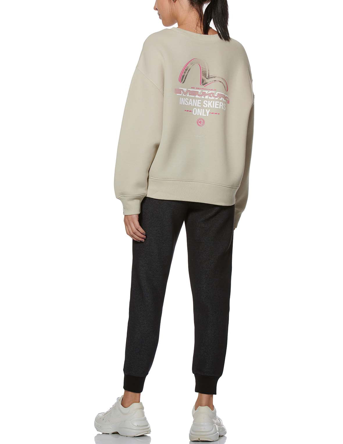 Seagull Print Oversized Unisex Sweatshirt - 2 Way Wear (Front/Back) | Casual Streetwear for Men & Women | Perfect for Beach Outings & Relaxing Weekends