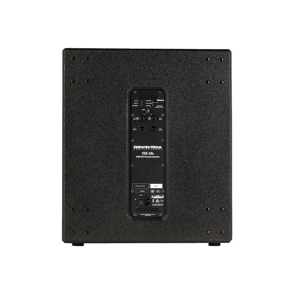 Cerwin Vega CVE 18S 18-Inch Powered Subwoofer - High Power Bass Speaker for Home Theater, DJ Parties & Car Audio Systems