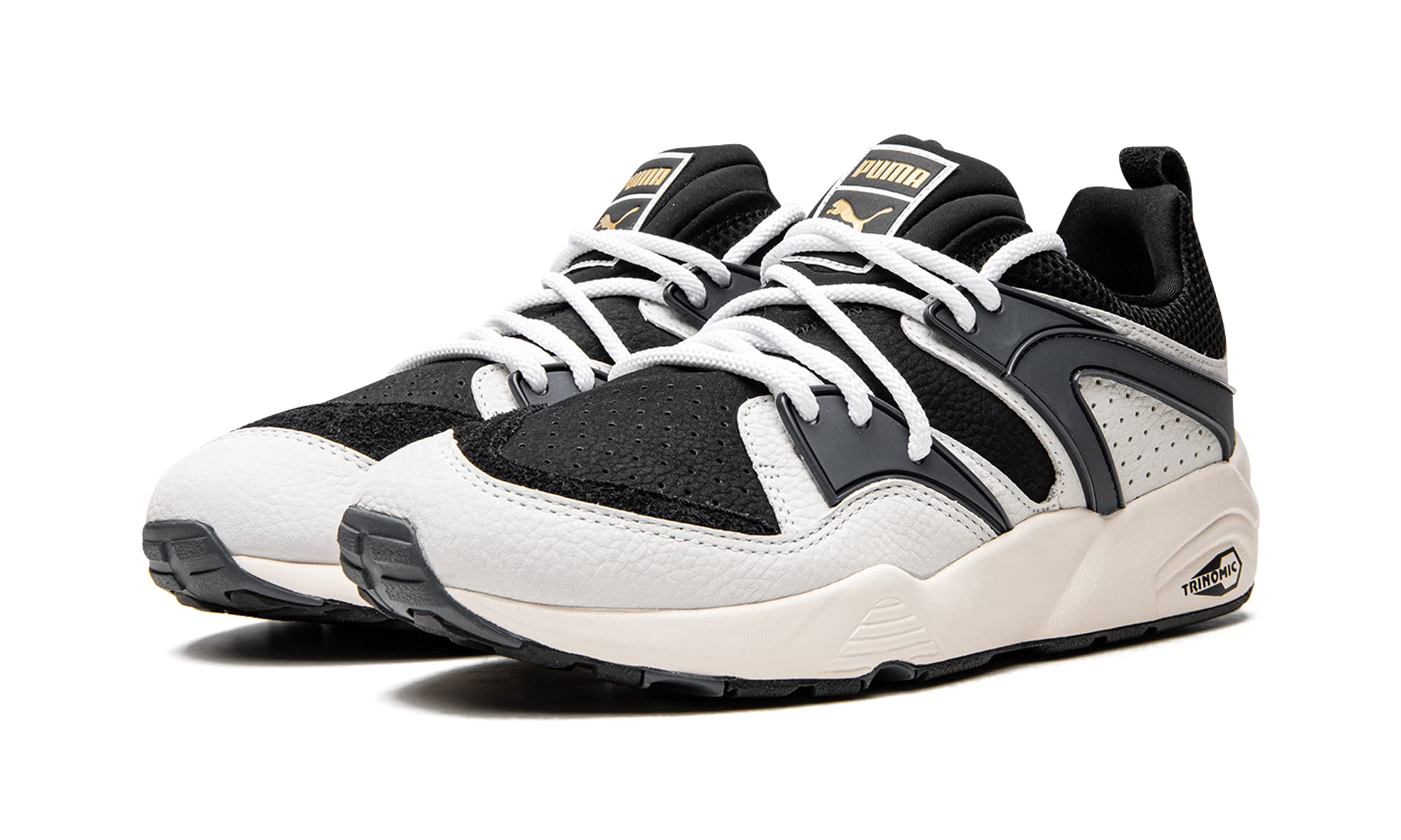 PUMA Blaze of Glory Premium Sneakers - Men's Size 10 D (M) in Black/Dark Slate/Whisper White | Running Shoes & Casual Wear for Gym, Workout & Everyday Comfort