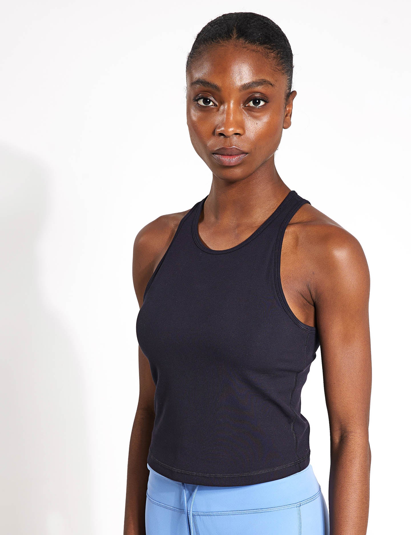 Pose Plyo Tank - Black | Women's Workout & Yoga Top for Fitness & Activewear | Perfect for Gym, Running & Yoga